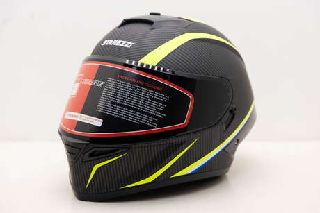 Шлем STAREZZI STREET HACK X-LINE CARBONIO GIALLO, M