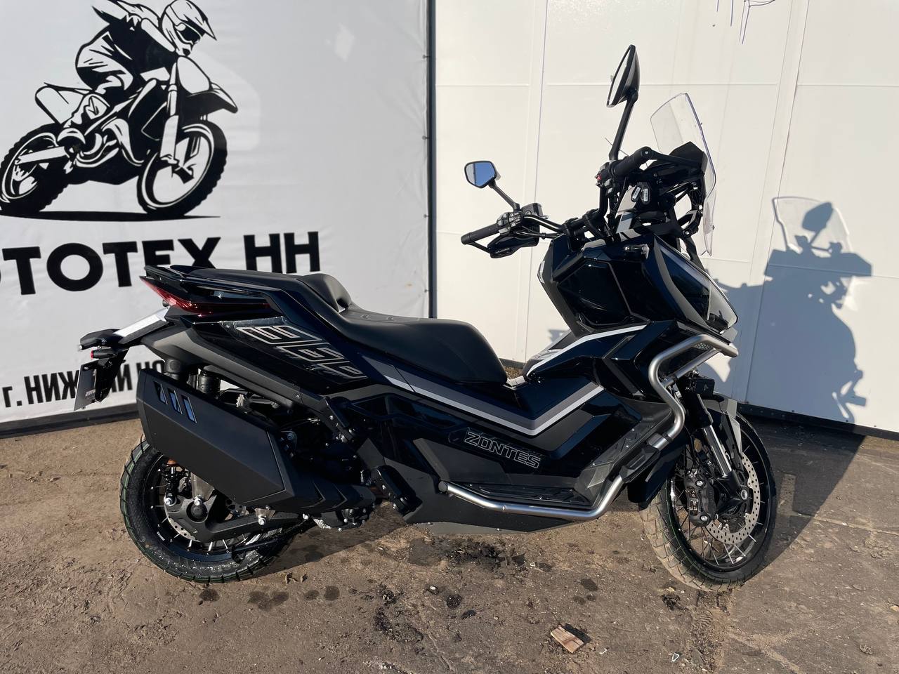 Максискутер ZONTES ZT368-G черный