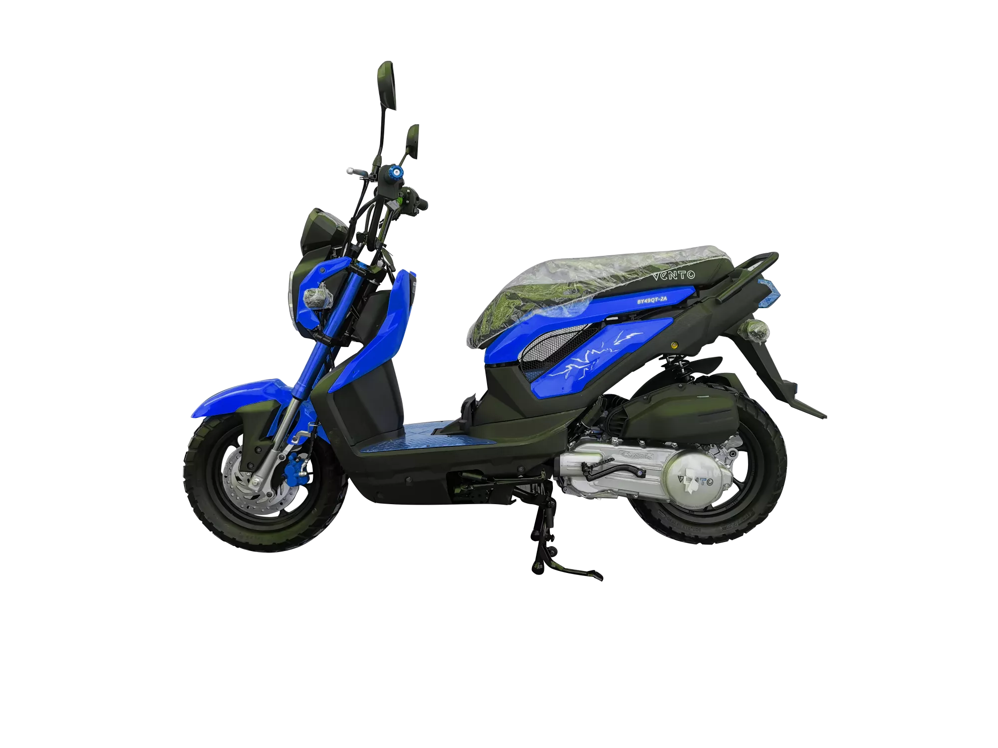 Скутер VMC (VENTO) NAKED 49cc (150) (HONDA ZOOMER REPLICA сигнализация) синий