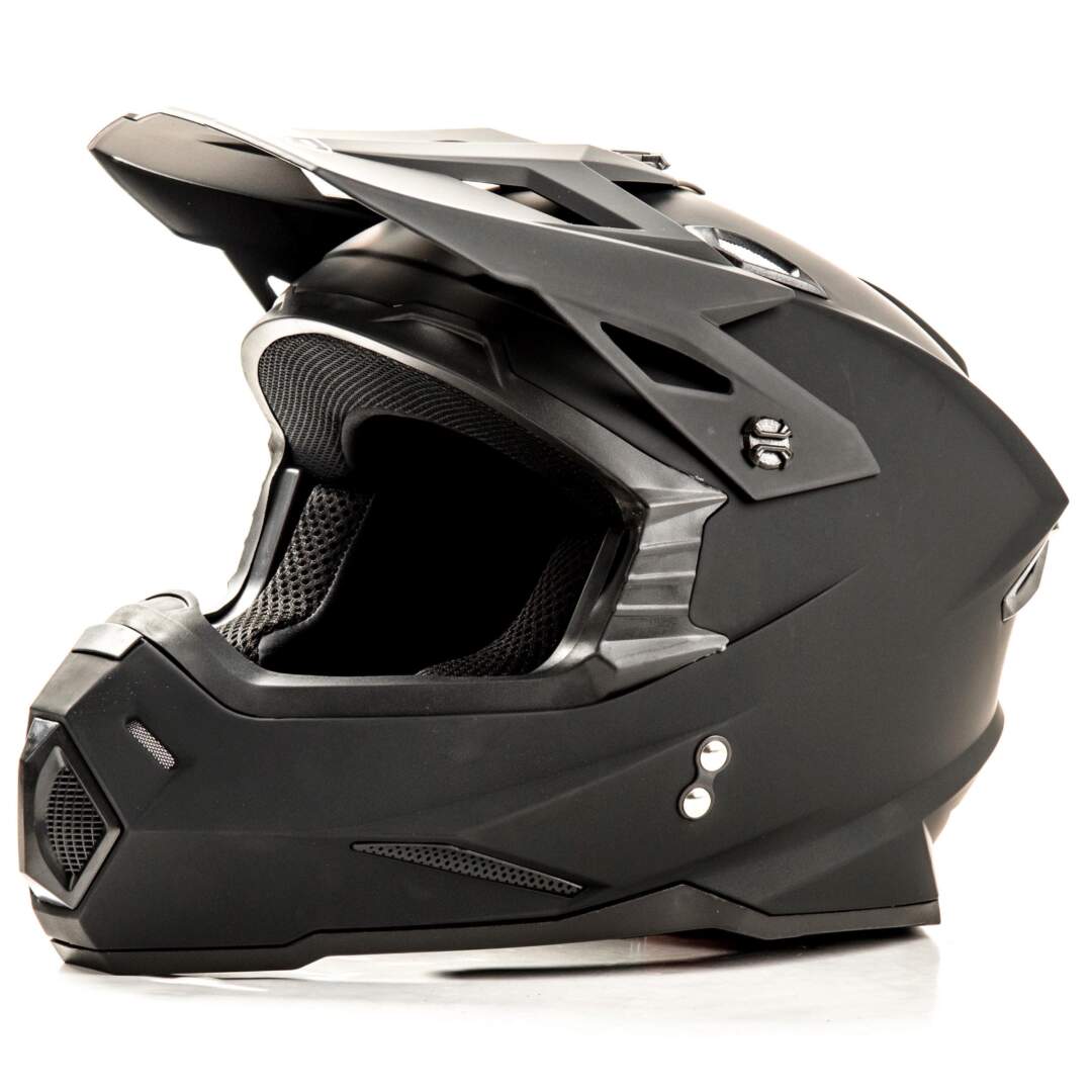 Шлем мото кроссовый HIZER J6801 #3 размер (XL) matt black