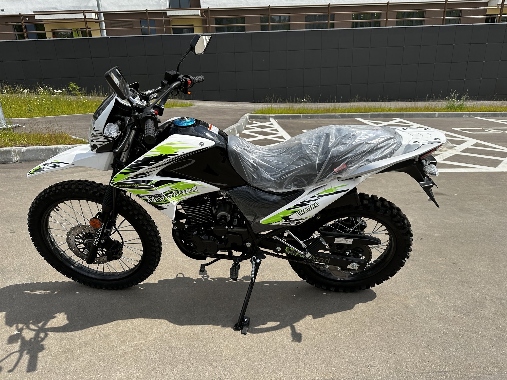 Мотоцикл Эндуро Motoland ENDURO LT (XL250-A) (XL250-B) (165FMM) зеленый