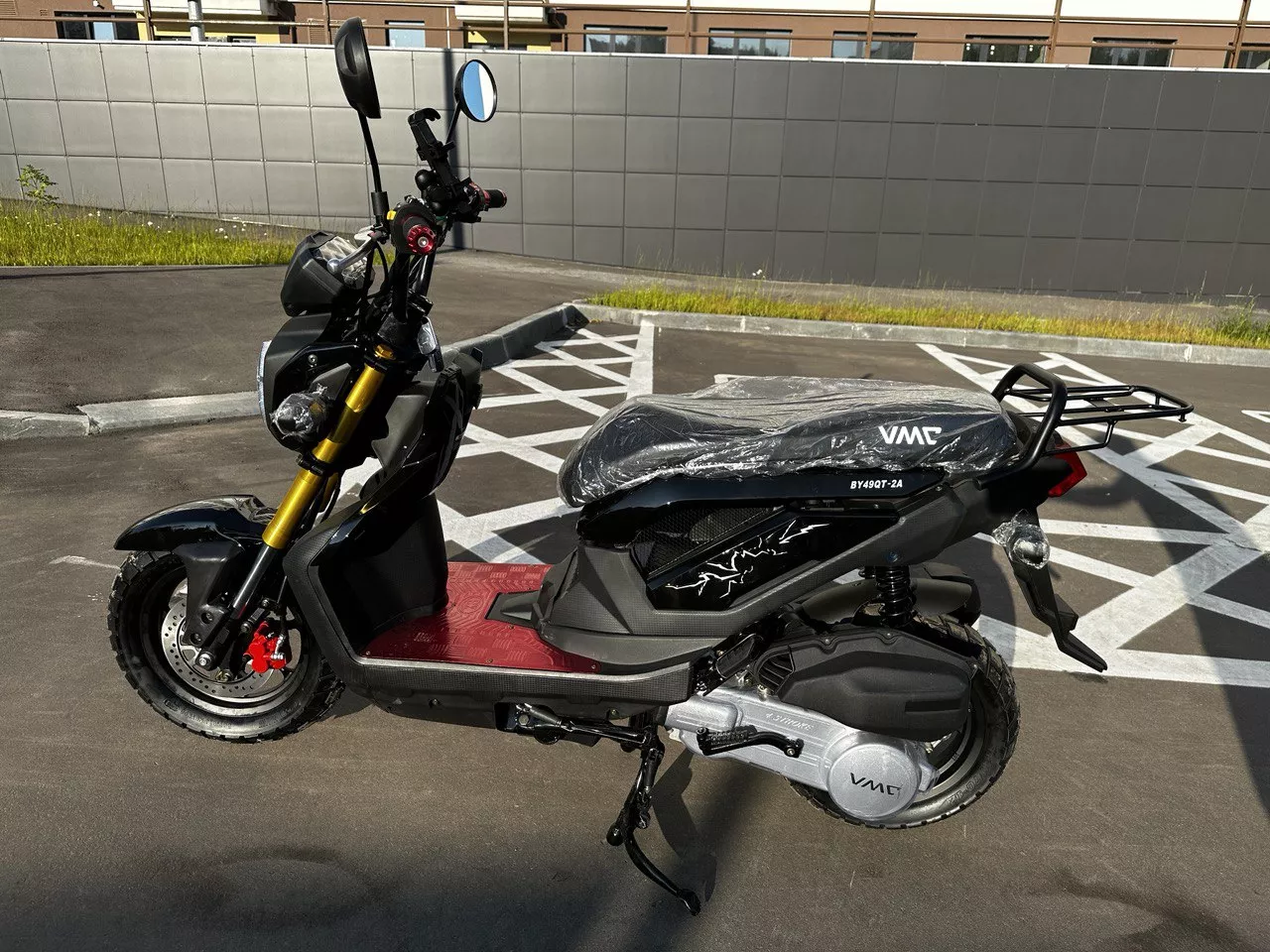 Скутер VMC (VENTO) NAKED 49cc (150) (HONDA ZOOMER REPLICA сигнализация) черный