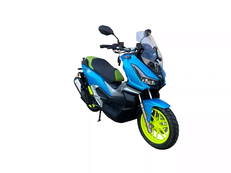 Скутер VMC JET 180сс (Инжектор, воздушное охлаждение) (ЭПТС) сине-желто-зеленый