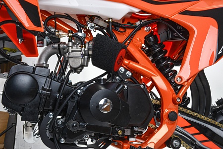 Питбайк SX 125 E оранжевый
