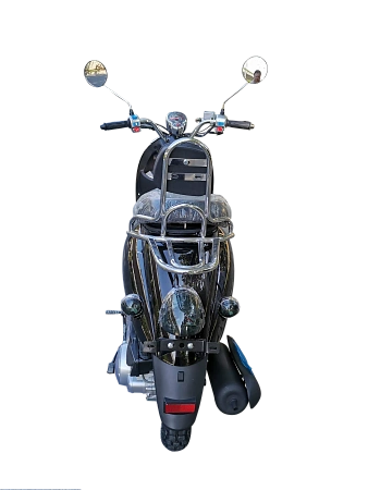 Скутер VENTO RETRO 49cc (150) сигнализация черный