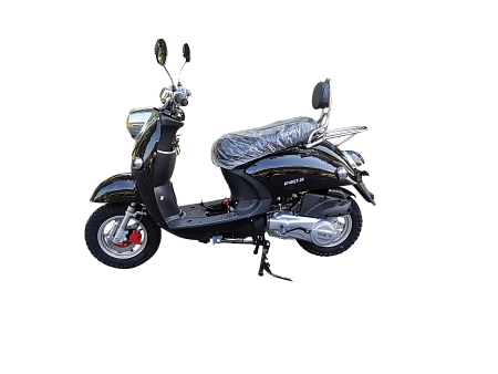 Скутер VENTO RETRO 49cc (150) сигнализация черный