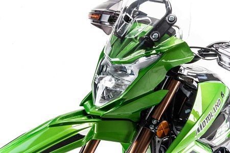 Мотоцикл Эндуро Motoland GL250 ENDURO (172FMM-5/PR250) (XL250-В) зеленый